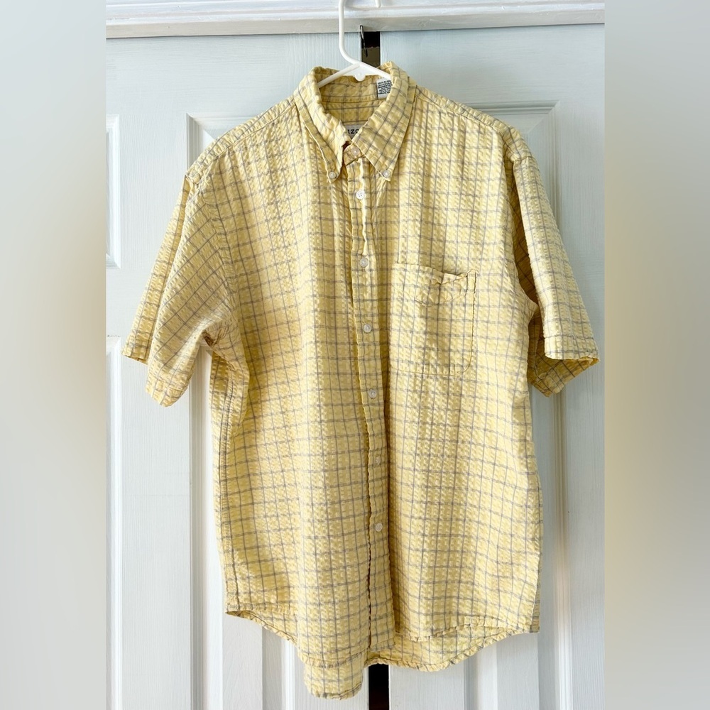 Button Down Shirt izod men size large top button down